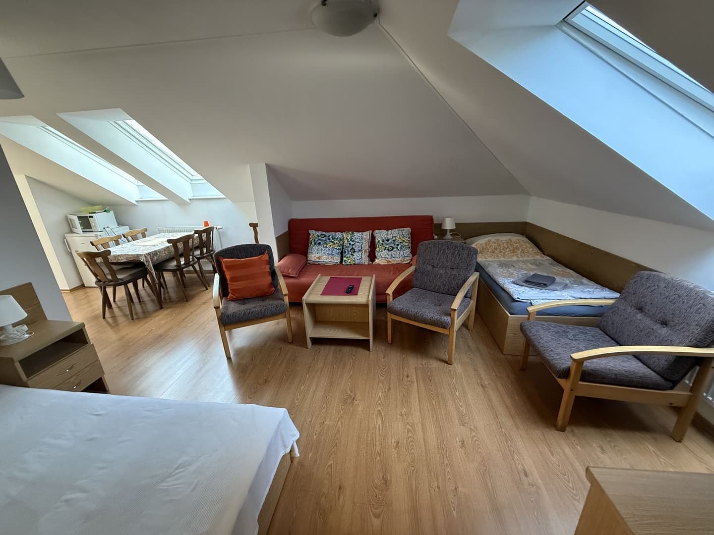 Pohled po vstupu do apartmánu